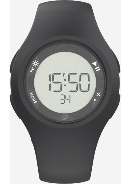 Kronometreli Koşu Saati - Siyah - W200 S