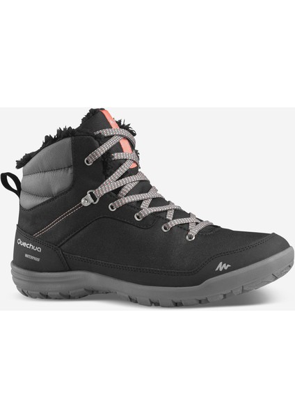 Kadın Outdoor Kar Botu - Su Geçirmez - Siyah - NH100 Mid