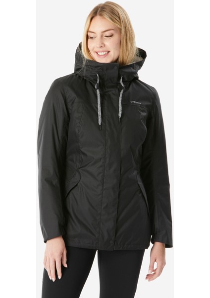 Kadın Outdoor Su Geçirmez Kar Montu/kışlık Mont - Siyah - NH500 -10 °c