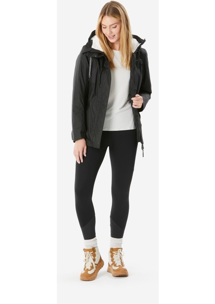 Kadın Outdoor Su Geçirmez Kar Montu/kışlık Mont - Siyah - NH500 -10 °c fiyatları