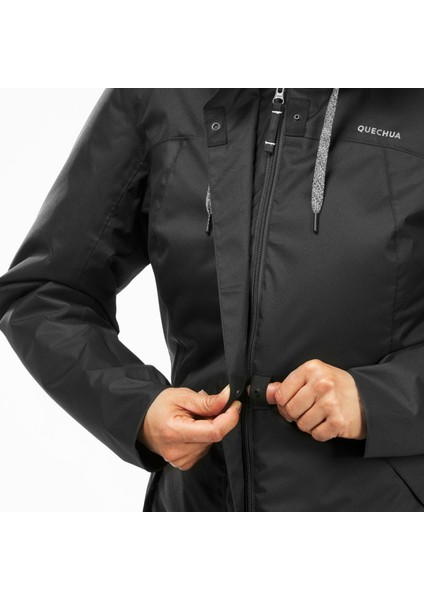 Kadın Outdoor Su Geçirmez Kar Montu/kışlık Mont - Siyah - NH500 -10 °c