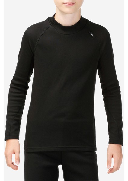 Çocuk Sıcak Tutan Üst Kayak Termal Içliği - Siyah - Bl 100 Beden: 6 Yaş