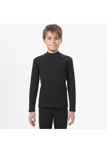 Çocuk Sıcak Tutan Üst Kayak Termal Içliği - Siyah - Bl 100 Beden: 6 Yaş fiyatları