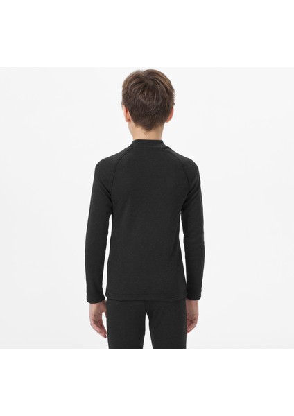 Çocuk Sıcak Tutan Üst Kayak Termal Içliği - Siyah - Bl 100 Beden: 6 Yaş