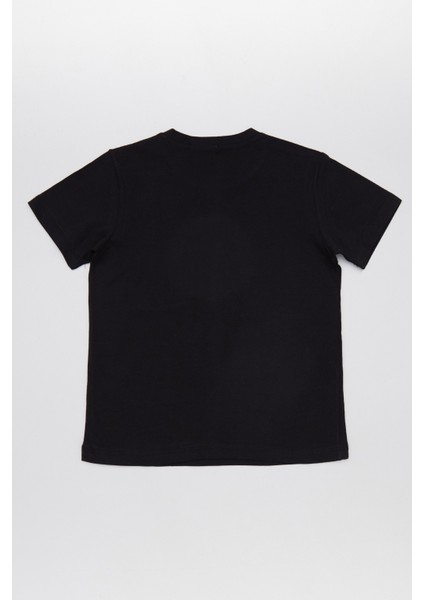 %100 Pamuk Yazı Baskılı Cepli Erkek Çocuk Tişört fiyatları