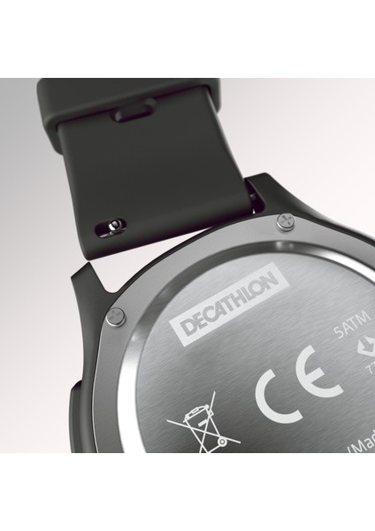 Su Geçirmez Kronometreli Koşu Saati - Siyah - W100 modelleri