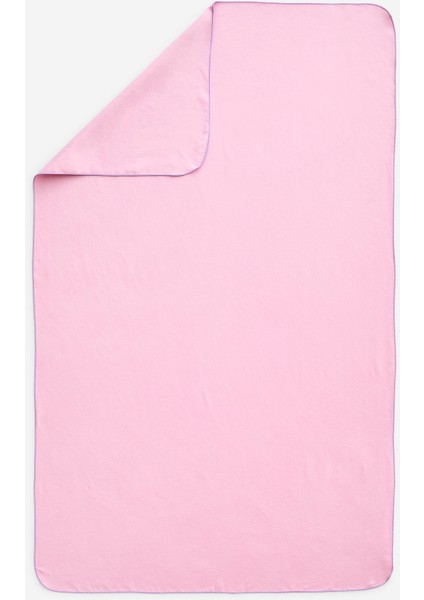 Mikrofiber Havlu - L Boy - Lila - 80 × 130 cm
