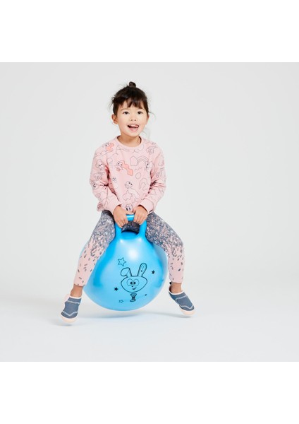 Çocuk Mavi Ayarlanabilir Zıp Zıp Top 40 - 45 cm