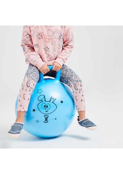 Çocuk Mavi Ayarlanabilir Zıp Zıp Top 40 - 45 cm fiyatları