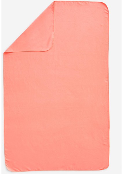 Mikrofiber Havlu - L Boy - Mercan Rengi - 80 × 130 cm