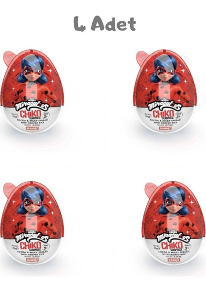 Chiko Surprise Egg 20G 4 Adet