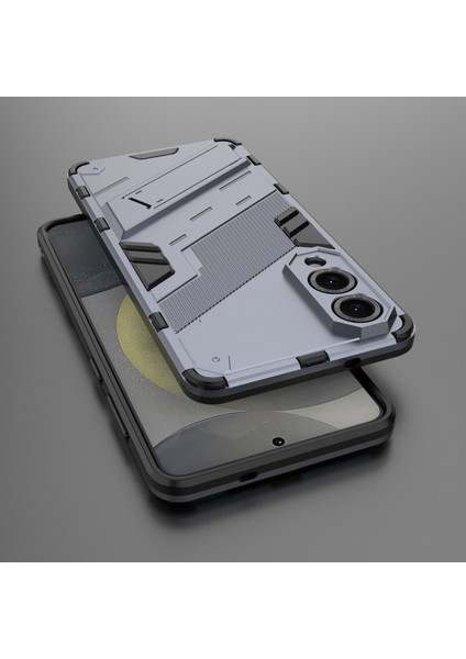 Samsung Galaxy S25 Edge Kılıf Pc+Tpu Darbeye Dayanıklı Telefon Kılıfı Kickstand Ile-Gri (Yurt Dışından) indirimleri