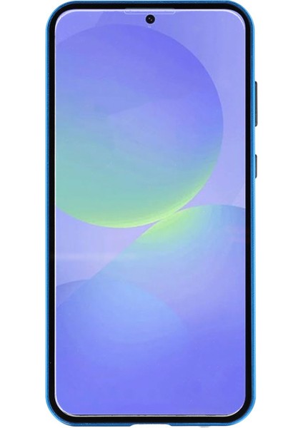 Samsung Galaxy A36 5g Kılıf Çift Taraflı Temperli Cam Manyetik Şeffaf Telefon Kılıfı-Mavi (Yurt Dışından) modelleri