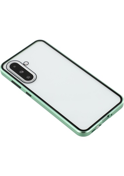 Samsung Galaxy A36 5g Kılıf Çift Taraflı Temperli Cam Manyetik Şeffaf Telefon Kılıfı-Yeşil (Yurt Dışından) indirimleri