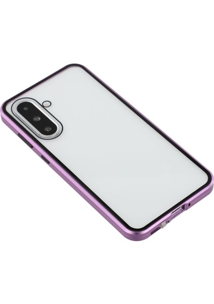 Samsung Galaxy A36 5g Kılıf Çift Taraflı Temperli Cam Manyetik Şeffaf Telefon Kılıfı-Mor (Yurt Dışından) indirimleri