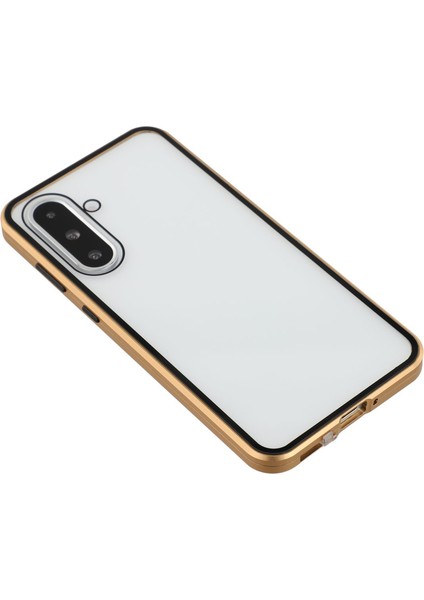 Samsung Galaxy A36 5g Kılıf Çift Taraflı Temperli Cam Manyetik Şeffaf Telefon Kılıfı-Altın (Yurt Dışından) indirimleri