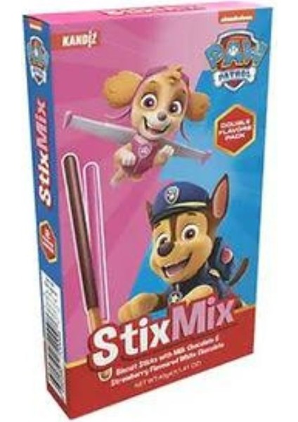 Nickelodeon Stix Mix Bisküvi Çubukları (40 Gr)