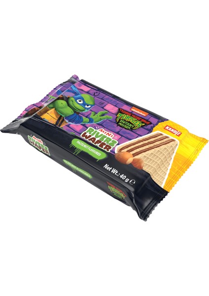 Riverz Wafer Hazelnut Ninja Turtles 40 Gr.