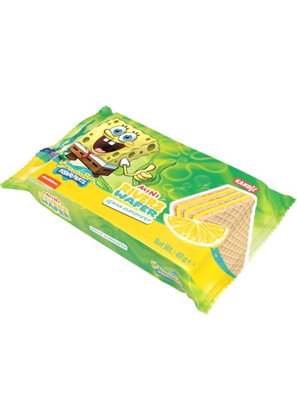 Riverz Wafer Lemon Sponge Bob 40 Gr.