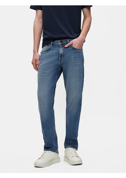 Lıoren Düz Paça Orta Bel Jean Pantolon fiyatları