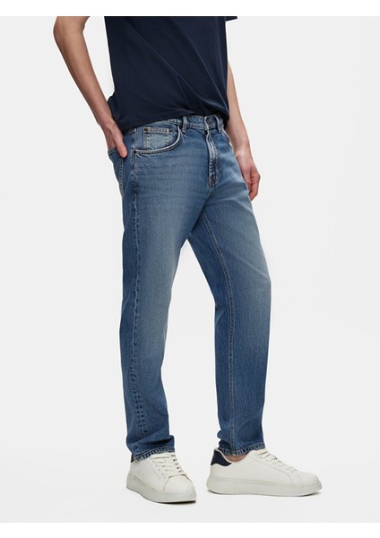 Lıoren Düz Paça Orta Bel Jean Pantolon fırsatları