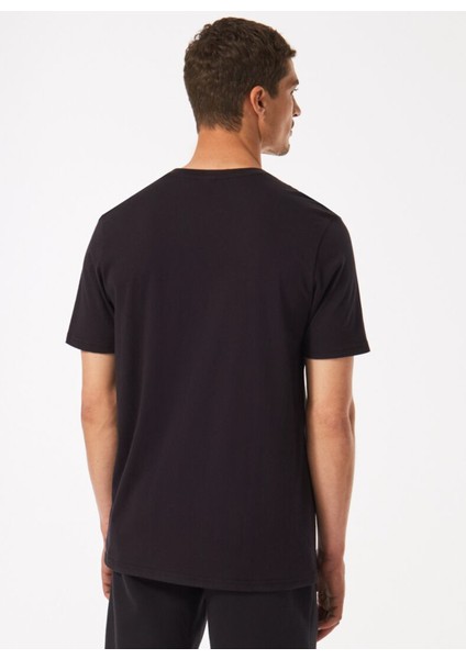 O Bark 2.0 Siyah Bisiklet Yaka Normal Baskılı T-Shirt indirimleri