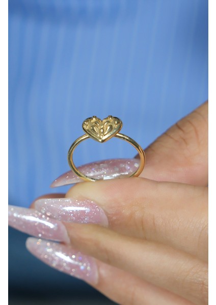 Kalp Yüzük 14 Ayar AT06238