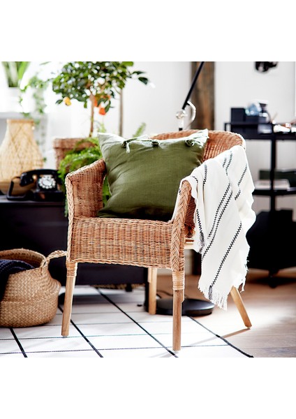 Rattan Koltuk, Rattan-Bambu, Mindersiz