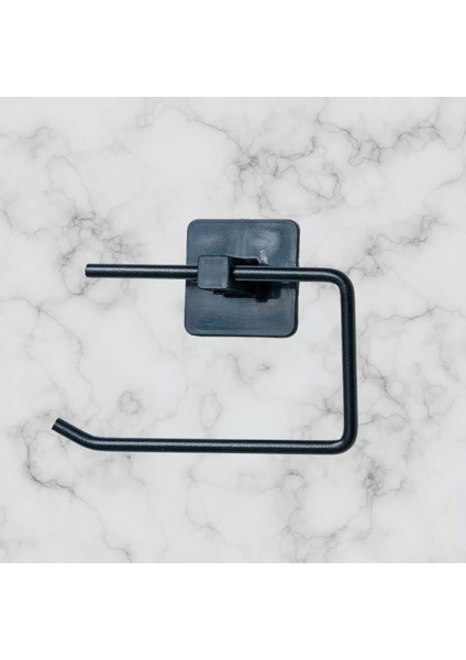 Kendiliğinden Yapışkanlı Siyah Paslanmaz Metal Kapaksız Tuvalet Kağıtlığı Aparatı fiyatları