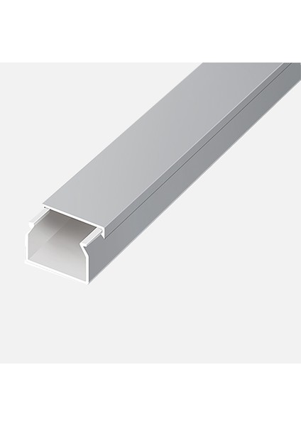 Mutlusan Kablo Kanalı 2 M Metalik Gri 25X16 mm