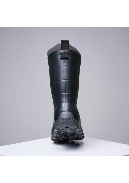 Çocuk Kısa Yağmur Çizmesi - Siyah - Avcılık ve Doğa Gözlemi - 100 indirimleri