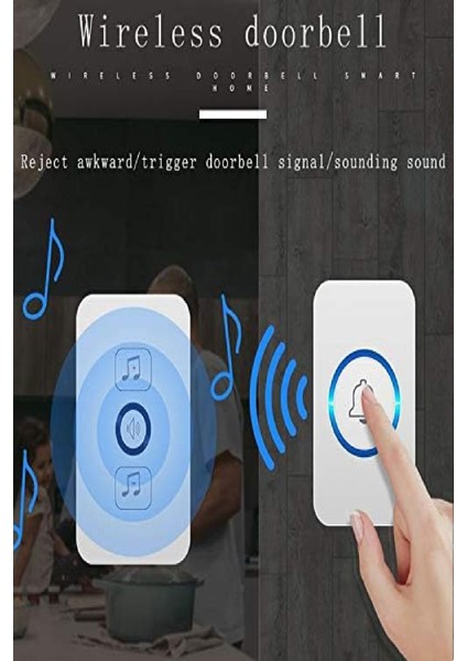 Kablosuz Kapı Zili Priz Tipi – 32 Melodili, 433MHZ, Tak-Çalıştır, LED Göstergeli, Beyaz Zil Seti fiyatları