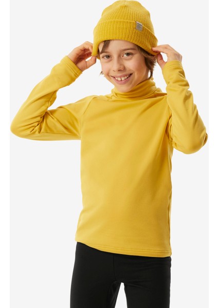 Çocuk Sıcak Tutan Üst Kayak Termal Içliği - Sarı - Bl 500