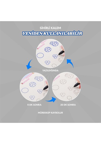 Harfleri | Sayıları ve Çizmeyi Öğreten Oluklu (Kabartmalı) 3’lü Kitap Seti | Sihirli Yazı Defterleri | Çocuk Aktive Eğitici Kitap modelleri