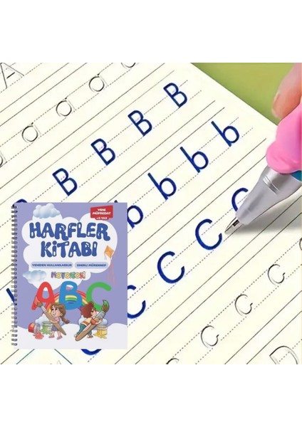 Harfleri | Sayıları ve Çizmeyi Öğreten Oluklu (Kabartmalı) 3’lü Kitap Seti | Sihirli Yazı Defterleri | Çocuk Aktive Eğitici Kitap indirimleri