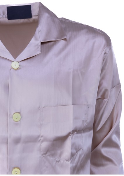 Erkek Pijama Takımı Şık Klasik Model Premium Lüks Saten Kumaş Lounge Model Cepli Tam Kalıp fırsatları