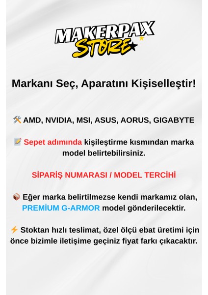 Ayarlanabilir Ekran Kartı Tutucu, Siyah Oval Seri, Ekran Kartı Destek Aparatı modelleri