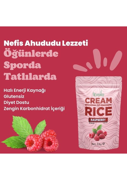 Rice Cream Ahududu 1 kg indirimleri