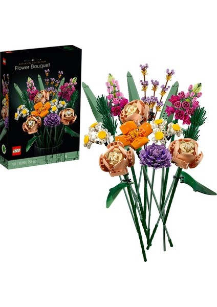 ® Botanicals Çiçek Buketi 10280 - Yetişkinler Için Çiçek Model Yapım Seti 756 Parça (Yurt Dışından)