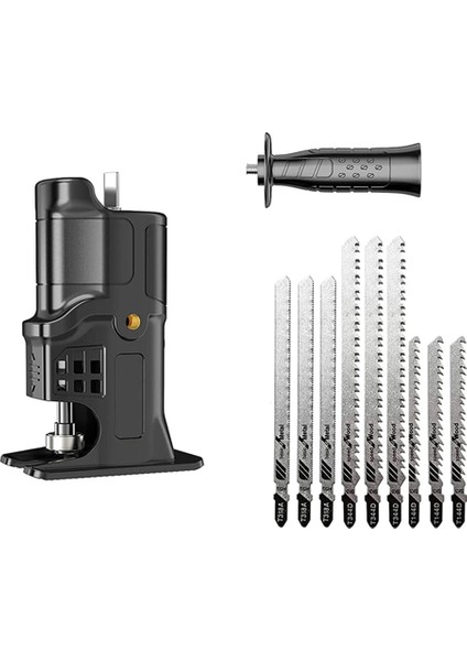 Tornavida Elektrikli Matkap Elektrikli Testere Dönüşüm Kafası Pistonlu Testere Ev Çok Fonksiyonlu Ahşap Aletler A (Yurt Dışından)