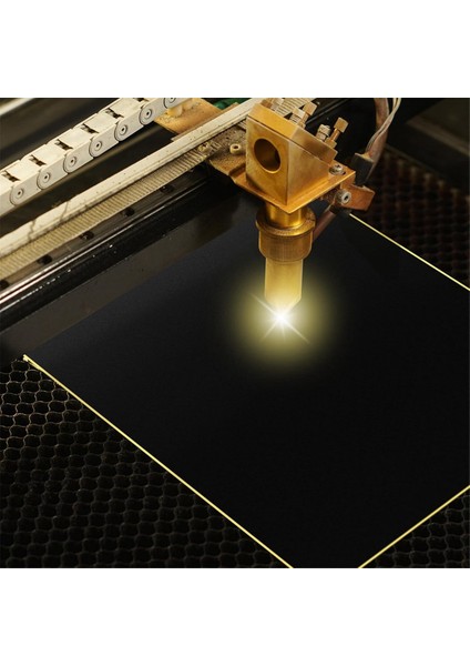 4 Yaprak Lazer Gravür Işaretleme Kağıdı, 15,35X10,63 Inç Lazer Renkli Gravür Kağıdı (Siyah, 39X27 Cm) (Yurt Dışından) indirimleri