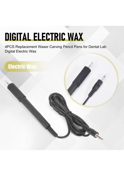 Diş Laboratuvarı Dijital Elektrikli Balmumu Için 4pcs Yedek Waxer Oyma Kalem Kalemleri (Yurt Dışından) indirimleri