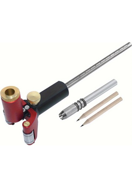 Çok Işlevli Tekerlek Işaretleme Çizme Araçları Hassas Işaretleme Doğrusal Ark Çift Amaçlı Çizici Katı Metal Çubuk Çizme Aracı (Yurt Dışından)