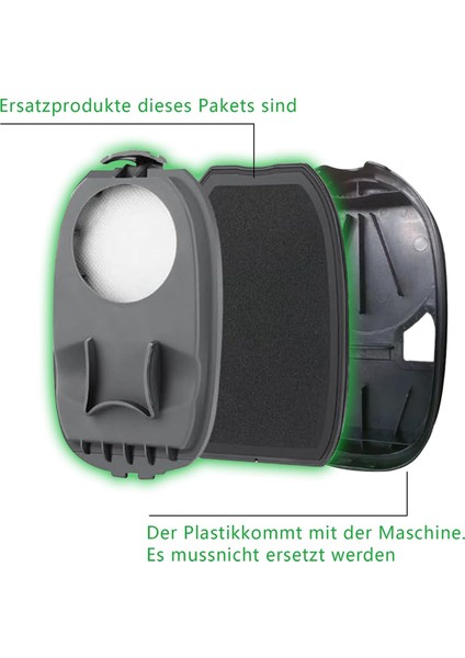 Philips Aquatrio 9000 Serisi XW9383 XW9385 Elektrikli Süpürge Parçaları Yıkanabilir Filtre Takımı Robot Süpürge Yedek Parçası Için 2 Adet (Yurt Dışından) fırsatları