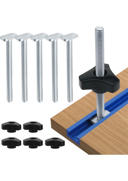 T Ray Cıvataları Topuz Takımı Gönye Ray Kayar Somun T-Kaydırıcı T Yuvası T Cıvatası Ahşap Işleme Aletleri Fikstürleri Alet Takımı (Yurt Dışından) modelleri
