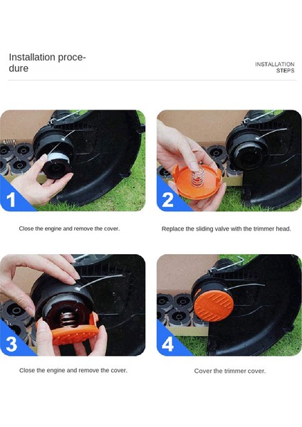 RC-100-P Kapak X10 + Yay X10 Black & Decker Çim Biçme Makinesi Kapağı Için Uygundur RC-100-P Çim Biçme Makinesi Kapağı (Yurt Dışından) fırsatları