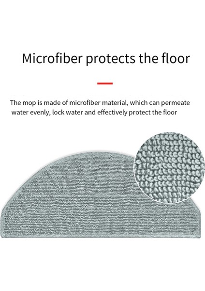 Xiaomi S20 Robot Süpürge Yedek Parçaları Aksesuarları Ana Yan Fırça Hepa Filtre Paspas Bezi (Yurt Dışından) indirimleri