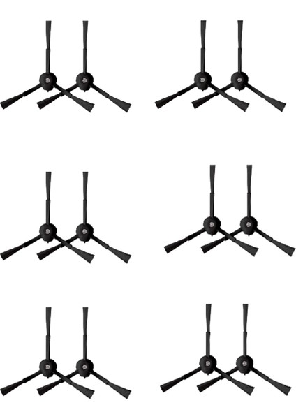 Eufy X8 Pro / X8 Pro Ses Robot Süpürge Parçalarının Değiştirilmesi Için 12 Adet Yan Fırça (Yurt Dışından) fiyatları