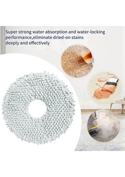 Ecovacs Deebot T30 Pro, Omni, T30S, Ecovacs Combo X2 Robot Süpürge Aksesuarları Için Mop Bezi Pedleri (Yurt Dışından) indirimleri