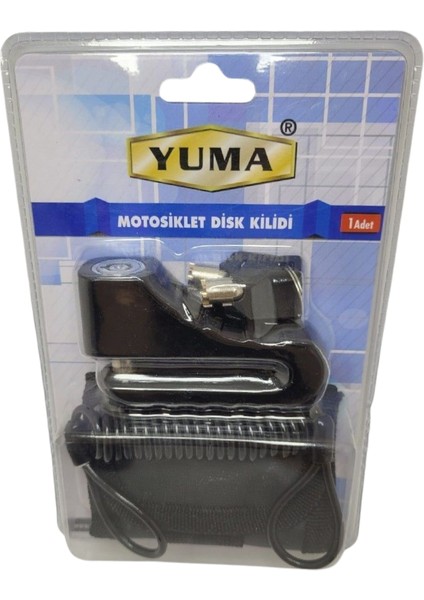 Yuma Motosiklet Disk Kilidi 1 0 Rh (-) Siyah